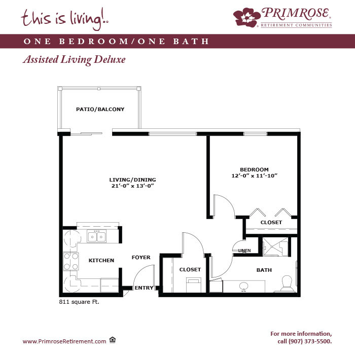 Assisted Living Deluxe Floor Plans