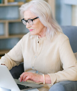 Woman making a checklist